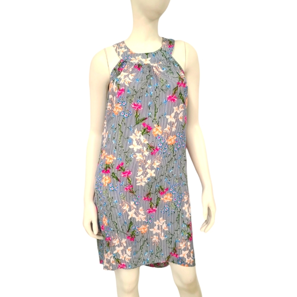 Maurice's Striped Floral Dress size Medium - Picture 3 of 7